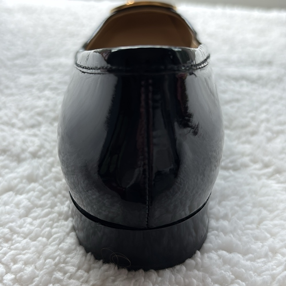 RLL Lauren Ralph Lauren Black Patent Pump  Single Left Shoe Size 9.5 - Picture 6 of 7